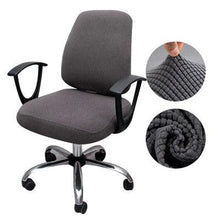 Load image into Gallery viewer, Thicken Solid Office Computer Chair Cover Spandex Split Seat Cover Universal Office Anti-dust Armchair Cover Protective & Stretchable Universal Chair Covers Stretch Rotating Chair Slipcover