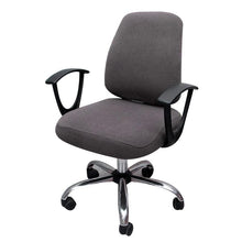 Load image into Gallery viewer, Thicken Solid Office Computer Chair Cover Spandex Split Seat Cover Universal Office Anti-dust Armchair Cover Protective & Stretchable Universal Chair Covers Stretch Rotating Chair Slipcover