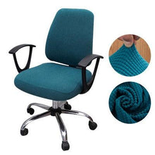 Load image into Gallery viewer, Thicken Solid Office Computer Chair Cover Spandex Split Seat Cover Universal Office Anti-dust Armchair Cover Protective & Stretchable Universal Chair Covers Stretch Rotating Chair Slipcover