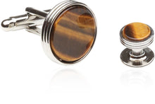 Load image into Gallery viewer, Tigers Eye Formal Set in Silver