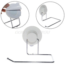 Load image into Gallery viewer, Toilet Paper Holder Bathroom Suction Hanger Tissue Rack Kitchen Towel Hook Powerful Vacuum Suction Cup Toilet Paper Roll Holder Wall Mount Towel Tissue Rack For Bathroom And Kitchen-Drill Free