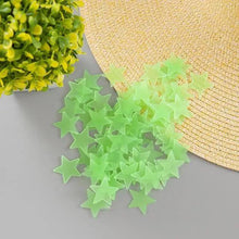 Load image into Gallery viewer, Top Quality 50pcs 3D Stars Glow In The Dark Wall Stickers Luminous Fluorescent Wall Stickers For Kids Baby Room Bedroom Ceiling Home Decor