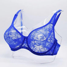 Load image into Gallery viewer, Plus Size Lace Bras For Women Underwired Bralette Womens Underwear Delicate Embroidery Lingerie Brassiere