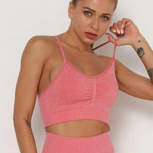 Load image into Gallery viewer, Push Up Sports Tops Fitness For Women And Girls Sport Female Sport Gym Top Padded Gym Brassiere Sports