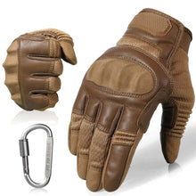 Load image into Gallery viewer, Touchscreen Leather Motorcycle Gloves