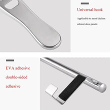 Load image into Gallery viewer, Towel Rack Over Door Towel Bar Hanging Holder Stainless Steel Bathroom Kitchen Cabinet Towel Rag Rack Shelf Hanger Tool Gadget
