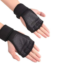 Load image into Gallery viewer, Training Weight Lifting Unisex Gloves Fitness Sports Body Building Gymnastics Grips Gym Hand Palm Wrist Protector Gloves