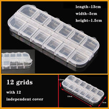 Load image into Gallery viewer, Transparent Plastic Box Screw Compartment Box Jewelry Earring Display Case Container Clear Terminal Organizer Tool Storage boxes Multiple Compartments Jewelry Storage Container