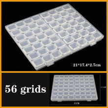 Load image into Gallery viewer, Transparent Plastic Box Screw Compartment Box Jewelry Earring Display Case Container Clear Terminal Organizer Tool Storage boxes Multiple Compartments Jewelry Storage Container