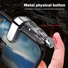 Load image into Gallery viewer, Transparent Simple Joystick Shooting Key Button Trigger Controller Gamepad Gaming Controller Compatible With Smartphones Mobile