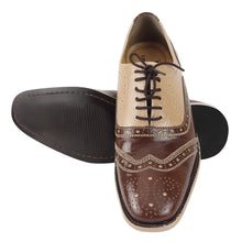 Load image into Gallery viewer, Tremont Genuine Leather Oxford Style Brogue Dress Shoes