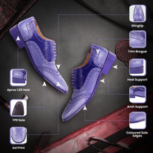 Load image into Gallery viewer, Tremont Genuine Leather Oxford Style Brogue Dress Shoes