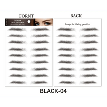 Load image into Gallery viewer, Trendy Waterproof 1 Piece Hair-liked Authentic Eyebrow Tattoo Sticker Waterproof Cosmetics Long Lasting Makeup False Eyebrows Stickers