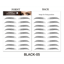 Load image into Gallery viewer, Trendy Waterproof 1 Piece Hair-liked Authentic Eyebrow Tattoo Sticker Waterproof Cosmetics Long Lasting Makeup False Eyebrows Stickers