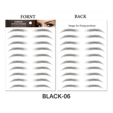 Load image into Gallery viewer, Trendy Waterproof 1 Piece Hair-liked Authentic Eyebrow Tattoo Sticker Waterproof Cosmetics Long Lasting Makeup False Eyebrows Stickers