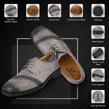 Load image into Gallery viewer, Trevor Leather Oxford Style Boys Dress Shoes