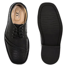 Load image into Gallery viewer, Trevor Leather Oxford Style Boys Dress Shoes