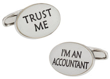 Load image into Gallery viewer, Trust Me Accountant Cufflinks