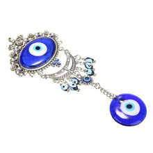Load image into Gallery viewer, Turkish Blue Evil Eye Wall Hanging Ornaments Nazar Beads Glass Amulet Pendants Wall Hanging Decoration Blessing Protection Home Decoration Lucky Pendant Charm Wall Decor Home Protection House Decoration Good Luck Jewelry Accessories