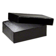 Load image into Gallery viewer, Men's Tuxedo Cufflinks and Studs - Black Onyx with Silver Tone