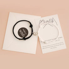 Load image into Gallery viewer, Two Halves Heart Magnetic Bracelet Steel Pendant Couple Bracelets For Friendship Bracelets Braid Rope Magnet Attraction Matching Bracelet Lover Gifts For Boyfriend And Girlfriend