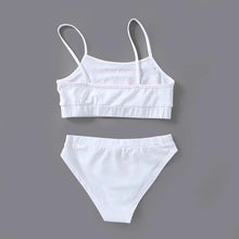 Load image into Gallery viewer, Two Piece Set Fashion COME HERE DADDY Letter Print Tank Top Sleeveless Summer Cropped Bikini Women's 2Pcs Come Here Yes Daddy Please Printed Bikini Swimsuit Bathing Suit Padded Bra Top Panty Set Swimwear