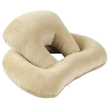 Load image into Gallery viewer, U-Shaped Desk Nap Pillow Neck Supporter Seat Cushion Headrest Travel Airplane Nap Pad with Arm Rest Travel Pillow for Neck and Head Comfort for Airplane Car and Desk Memory Foam Neck Pillow, Travel Pillow for Airplanes Car Camping Office School