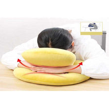 Load image into Gallery viewer, U-Shaped Desk Nap Pillow Neck Supporter Seat Cushion Headrest Travel Airplane Nap Pad with Arm Rest Travel Pillow for Neck and Head Comfort for Airplane Car and Desk Memory Foam Neck Pillow, Travel Pillow for Airplanes Car Camping Office School