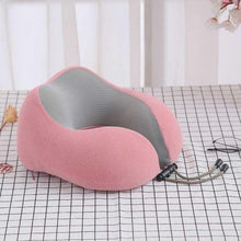 Load image into Gallery viewer, U-Shaped Magnetic Head Pillow Neck Pillow Memory Foam Padding Airplane Travel Office Lunch Break Car Hug Memory Foam Travel Pillow Neck Pillow Ideal for Airplane Travel Comfortable and Lightweight Improved Support Design Neck Pillow