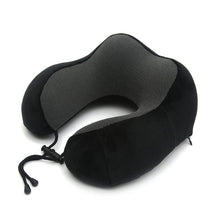 Load image into Gallery viewer, U Shaped Memory Foam Neck Pillows Soft Travel Pillow Massage Neck Pillow Sleeping Airplane Pillow Cervical Healthcare Bedding Outdoor Neck Support Pillow Headrest Travel Folding Slow Rebound Journey Trip Cushion Memory Foam Travel Pillow Neck Pillow