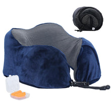 Load image into Gallery viewer, U Shaped Memory Foam Neck Pillows Soft Travel Pillow Massage Neck Pillow Sleeping Airplane Pillow Cervical Healthcare Bedding Outdoor Neck Support Pillow Headrest Travel Folding Slow Rebound Journey Trip Cushion Memory Foam Travel Pillow Neck Pillow