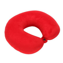 Load image into Gallery viewer, U Shaped Travel Pillow Particles Neck Car Plane Pillows Soft Cushion Home Outdoor Textile Memory Foam U-Shaped Pillow Slow Rebound Neck Pillow Nap Airplane Pillow Sleep With No Neck Pain Super Soft Memory Foam Neck Pillow Easy Washing With Removable Cover