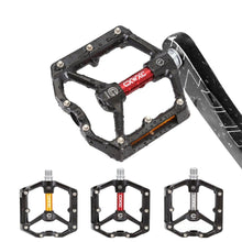 Load image into Gallery viewer, Ultralight Bicycle Pedal Road Flat Anti-slip Cycling Pedal Wide 3 Sealed Bearings Pedals Bicycle Accessories Bike Pedals Bearings Pedals for Bicycle Lightweight Bicycle Pedals For Road Bikes