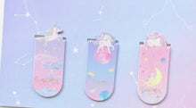 Load image into Gallery viewer, Unicorn Magnetic Bookmarks Books Marker Of Page Student Stationery School Office Supply Bookmarks for Book Lovers Magnet Book Markers Magnet Page Marker Clips For Students Teacher Supplies