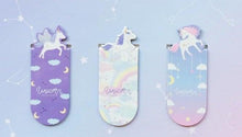 Load image into Gallery viewer, Unicorn Magnetic Bookmarks Books Marker Of Page Student Stationery School Office Supply Bookmarks for Book Lovers Magnet Book Markers Magnet Page Marker Clips For Students Teacher Supplies