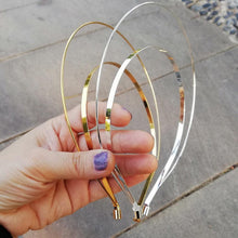 Load image into Gallery viewer, Unique 3 Layer Headband Wedding Bridal Hair Accessories Gold Tiara Crown Jewelry for Women Hair band Metal Headpiece Gorgeous Hair Accessories For Women