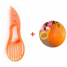 Load image into Gallery viewer, Unique Design 3 In 1 Avocado Slicer Shea Corer Butter Fruit Peeler Cutter Pulp Separator Plastic Knife Kitchen Vegetable Tools Kitchen Gadgets