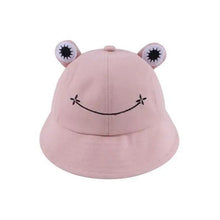 Load image into Gallery viewer, Unique Design Frog Bucket Hat for Women Summer Autumn Plain Female Panama Outdoor Hiking Beach Fishing Cap Sunscreen Woman Sunhat