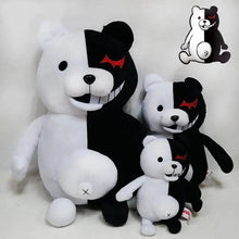 Load image into Gallery viewer, Unique Design Super Danganronpa 2 Monokuma Black & White Bear Plush Toy Soft Stuffed Animal Dolls Birthday Gift for Children