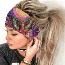 Load image into Gallery viewer, Unique Design Women's Summer Hair Bands Print Headband Stylish Cross Turban Bandanas Hair Accessories Headwrap Headwear Gift