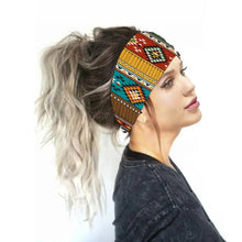 Load image into Gallery viewer, Unique Design Women's Summer Hair Bands Print Headband Stylish Cross Turban Bandanas Hair Accessories Headwrap Headwear Gift