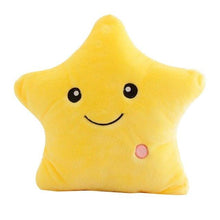 Load image into Gallery viewer, Unique Luminous Pillow Vivid Star Design LED Light Cushion Plush Pillow Night Light Plush Pillows Stuffed Star Pillow Led Light Creative Twinkle Star Glowing LED Night Light Plush Pillows Stuffed Toys For Bedroom Sofa Creative Birthday Gift Toy For Kids