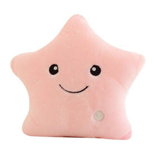 Load image into Gallery viewer, Unique Luminous Pillow Vivid Star Design LED Light Cushion Plush Pillow Night Light Plush Pillows Stuffed Star Pillow Led Light Creative Twinkle Star Glowing LED Night Light Plush Pillows Stuffed Toys For Bedroom Sofa Creative Birthday Gift Toy For Kids
