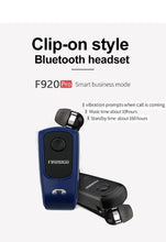 Load image into Gallery viewer, Unique Mini Wireless Earphone Retractable Portable Bluetooth Headset Calls Remind Vibration Sport Run Gamer Headphone Portable Design Comfortable HI-FI Stereo Earphones Noise Cancelling Bluetooth Earpiece