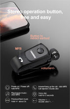 Load image into Gallery viewer, Unique Mini Wireless Earphone Retractable Portable Bluetooth Headset Calls Remind Vibration Sport Run Gamer Headphone Portable Design Comfortable HI-FI Stereo Earphones Noise Cancelling Bluetooth Earpiece
