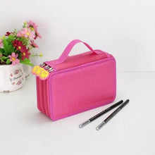 Load image into Gallery viewer, Unique Purple Cute Big 36/48/72 Holes Stationery Students Pencil Case High Quality Large Capacity Pencil Box
