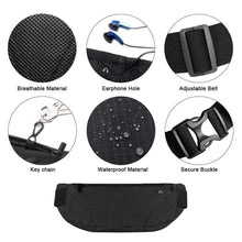 Load image into Gallery viewer, Unique Running Fanny Pack Sports Belt Bag Stylish Ultra Light Bounce Free Waist Pouch Bag Fitness Workout Belt Sport Waist Pack