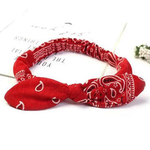 Load image into Gallery viewer, Unique Style Women's Soft Solid Print Headbands Vintage Cross Knot Elastic Hairbands Bandanas Girls Hair Bands Hair Accessories