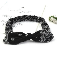 Load image into Gallery viewer, Unique Style Women's Soft Solid Print Headbands Vintage Cross Knot Elastic Hairbands Bandanas Girls Hair Bands Hair Accessories
