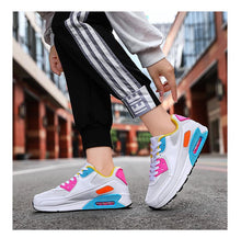 Load image into Gallery viewer, Unisex Air Cushion Sneakers Men's Colorful Casual Fashion Jogging Sneakers Outdoor Sports Sneakers Lace Up Unisex Walk Women's Air Athletic Running Sneakers